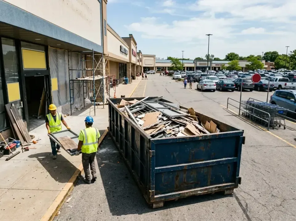 retail-store-renovation-debris-003 — frequently asked questions, Roll-off Dumpster Rentals in Woodcreek, TX